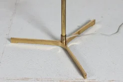 New Pamono Danish Modern Floor Lamps in Brass by Svend Aage Holm Sørensen for Fog & Mørup, 1960s, Set of 2