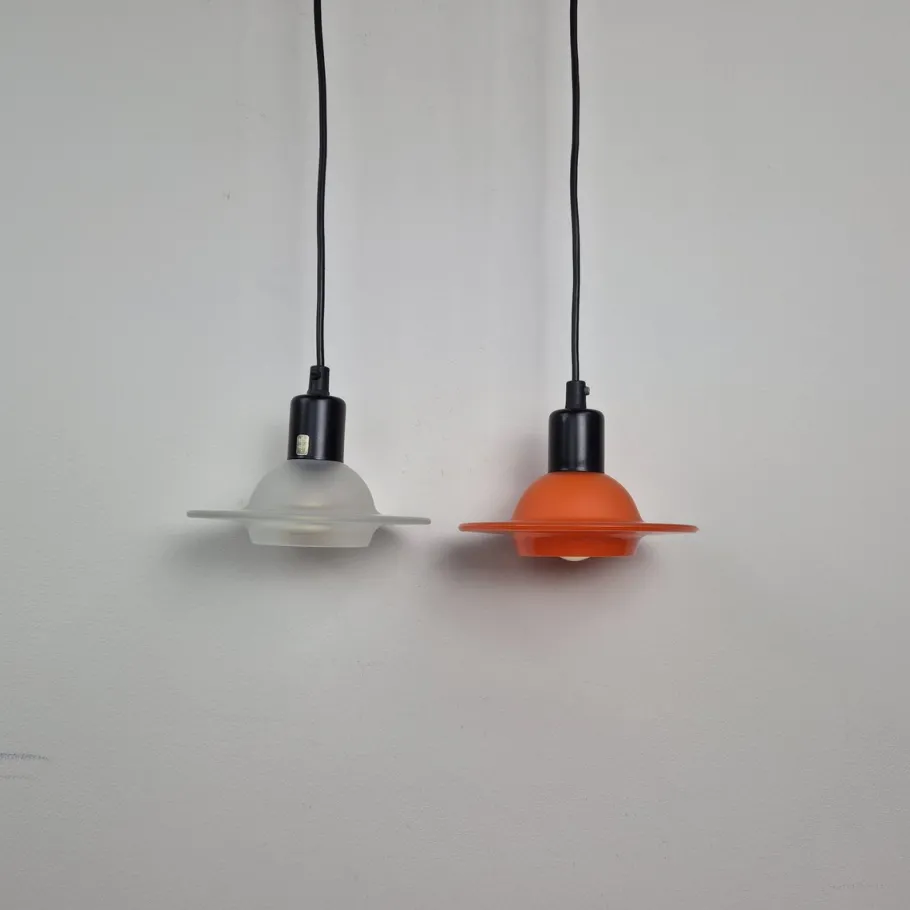 Clearance Pamono Danish Modern Inter Pendant Lamps from Design Light A/S, 1980, Set of 3