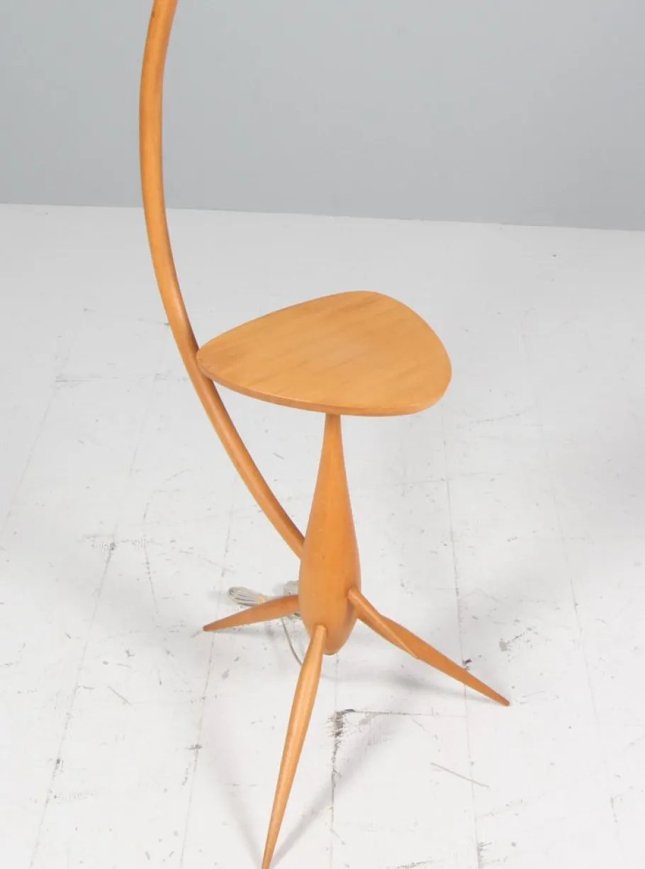 Hot Pamono Danish Modern Tripod Bridge Floor Lamp by Severin Hansen, 1950s