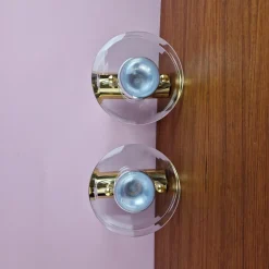 Sale Pamono Danish Modern Wall Lamps from Dana Light, 1970s, Set of 2