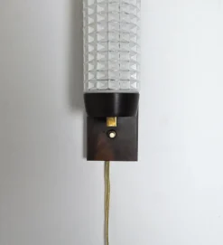 Online Pamono Danish Modern Wall Sconce in Rosewood and Glass from Lyfa, Set of 2