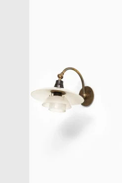 Sale Pamono Danish PH-1/1 Brass and Glass Sconce by Poul Henningsen, 1930s