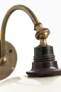 Sale Pamono Danish PH-1/1 Brass and Glass Sconce by Poul Henningsen, 1930s