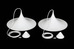 Discount Pamono Danish Semi 47 Pendant Lights by Torsten Thorup for Fog & Mørup, 1960s, Set of 2