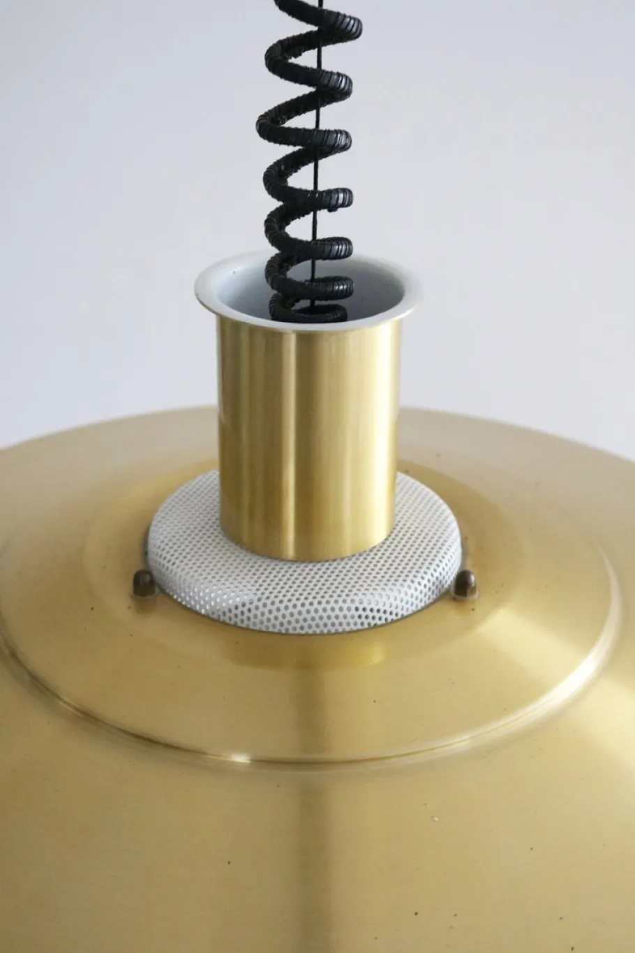 Clearance Pamono Danish Slats Pendant Lamp from Jeka Denmark, 1970s