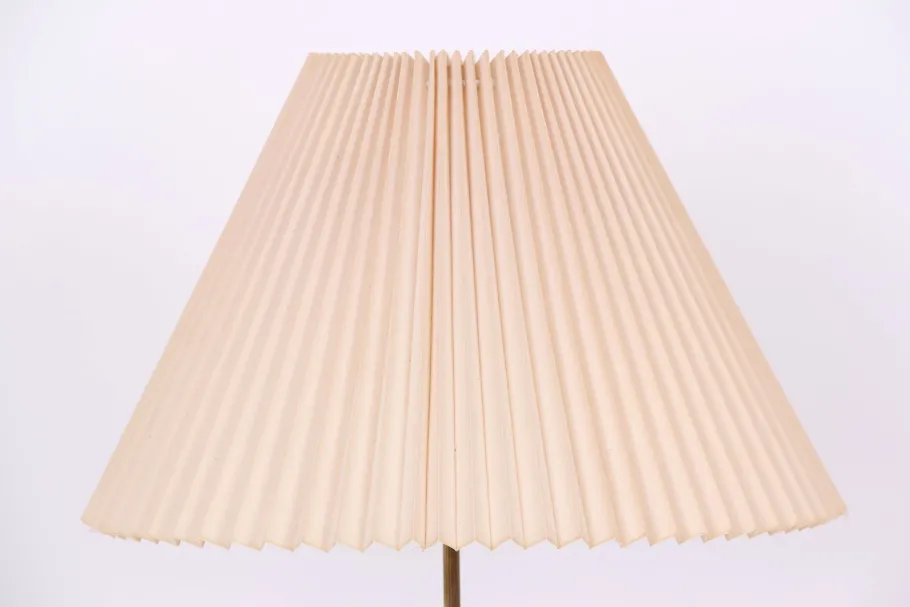 Pamono Danish Steel Floor Lamp with Adjustable Height, 1940s or 1950s
