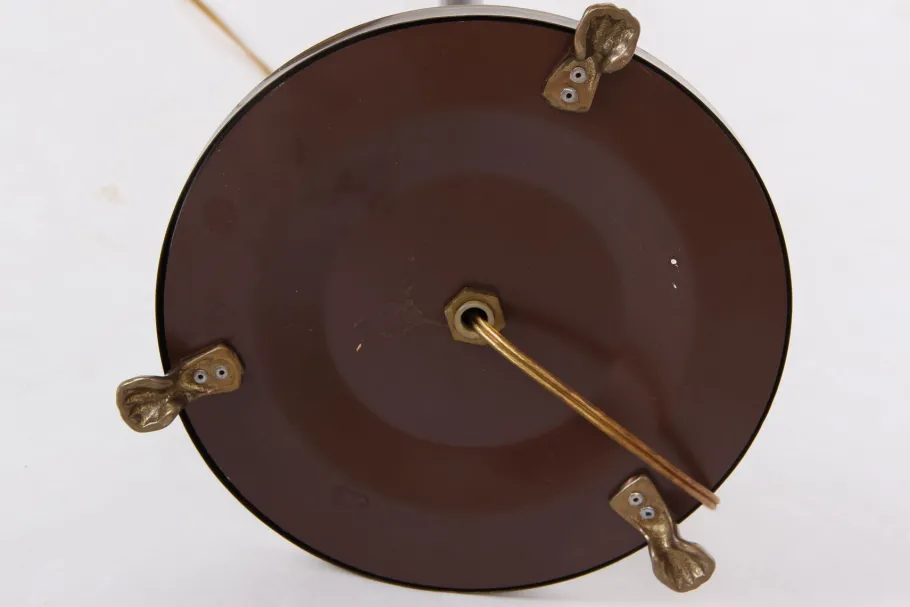 Pamono Danish Steel Floor Lamp with Adjustable Height, 1940s or 1950s