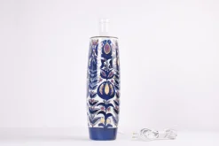 Pamono Danish Tall Ceramic Table Lamp with Floral Decor by Berte Jessen for Aluminia, 1960s