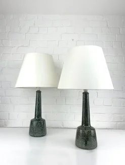 Sale Pamono Danish Tall Ceramic Table Lamps by Esben Klint for Le Klint, 1960, Set of 2