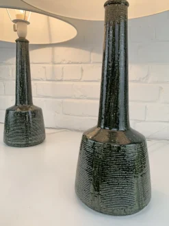 Sale Pamono Danish Tall Ceramic Table Lamps by Esben Klint for Le Klint, 1960, Set of 2