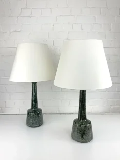 Sale Pamono Danish Tall Ceramic Table Lamps by Esben Klint for Le Klint, 1960, Set of 2