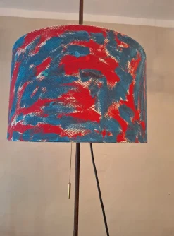 Discount Pamono Danish Teak Adjustable Floor Lamp with Brass Tripod Base, 1960s