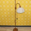 Sale Pamono Danish Teak Arc Lamp Floor Lamp from Domus, 1970s