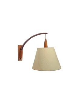 Hot Pamono Danish Teak Rotatable Wall Lamp, 1960s