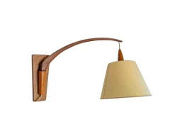 Hot Pamono Danish Teak Rotatable Wall Lamp, 1960s