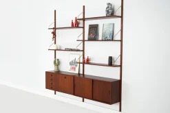 Clearance Pamono Danish Teak System Bookcase, 1960s