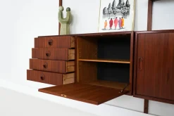 Clearance Pamono Danish Teak System Bookcase, 1960s