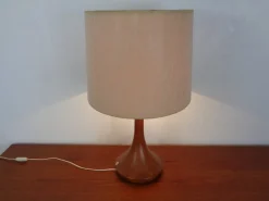 Sale Pamono Danish Teak Table Lamp from Kirk, 1960s