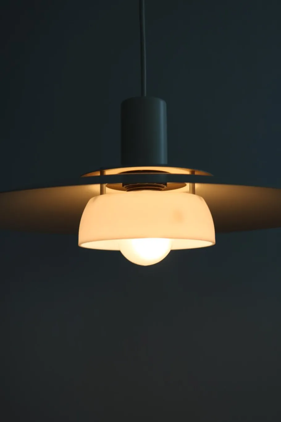 Clearance Pamono Danish Tess Slats Pendant Lamp from Dana Light, 1970s