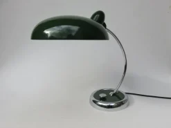Outlet Pamono Dark Green and Chrome Desk Lamp from Escolux, 1930s