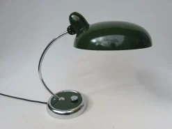 Outlet Pamono Dark Green and Chrome Desk Lamp from Escolux, 1930s