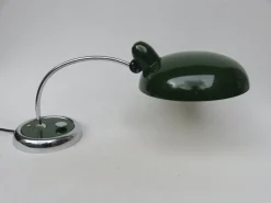 Outlet Pamono Dark Green and Chrome Desk Lamp from Escolux, 1930s
