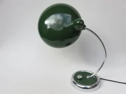 Outlet Pamono Dark Green and Chrome Desk Lamp from Escolux, 1930s