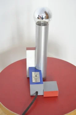 New Pamono De Stijl Table Lamp by Vilmos Huszar for Tecnolumen, 1920s