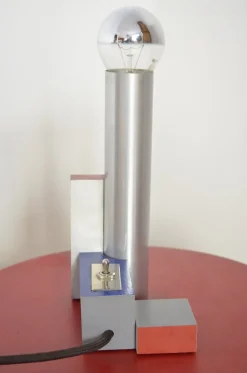 New Pamono De Stijl Table Lamp by Vilmos Huszar for Tecnolumen, 1920s