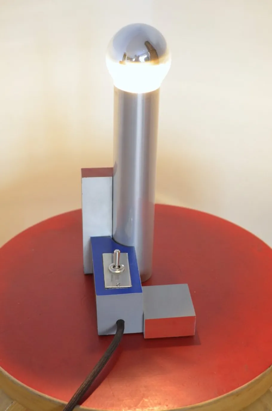 New Pamono De Stijl Table Lamp by Vilmos Huszar for Tecnolumen, 1920s