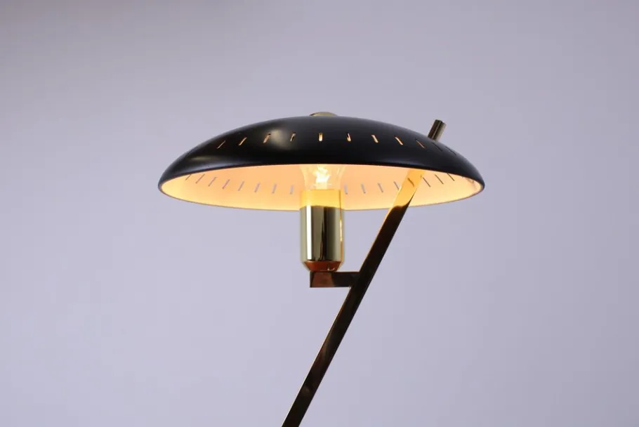 Sale Pamono Decora Z Table Lamp in Brass by Louis Kalff for Philips, 1950s