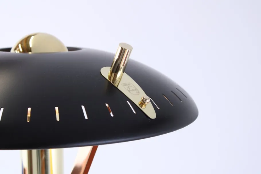 Sale Pamono Decora Z Table Lamp in Brass by Louis Kalff for Philips, 1950s