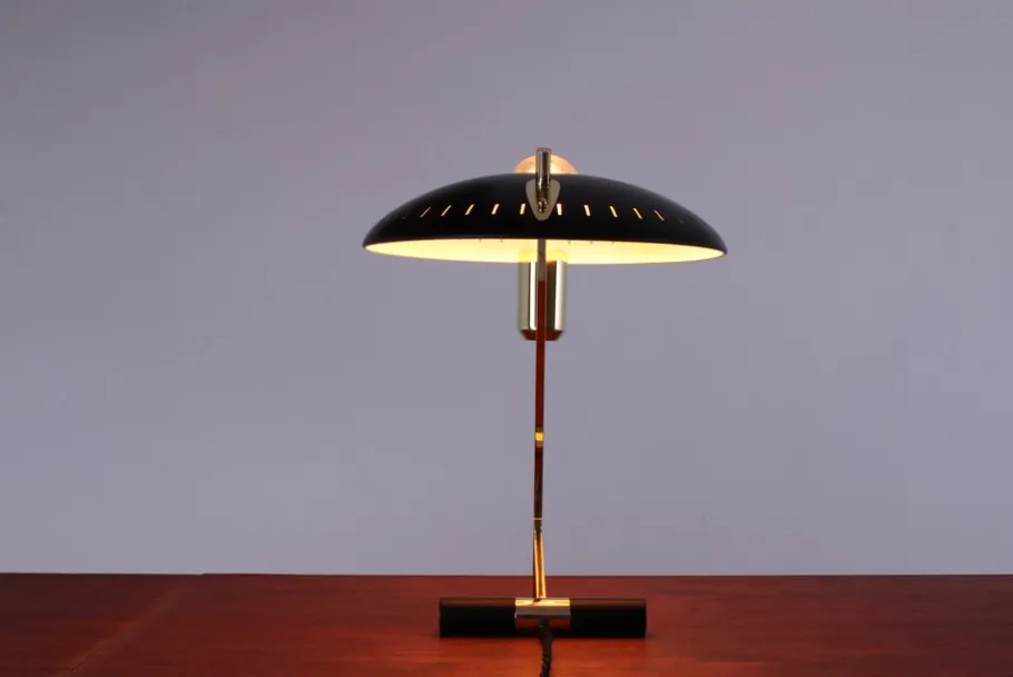 Sale Pamono Decora Z Table Lamp in Brass by Louis Kalff for Philips, 1950s