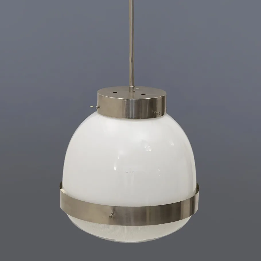 Hot Pamono Delta Chandelier by Sergio Mazza for Artemide, 1960s