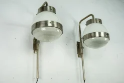 New Pamono Delta Wall Lamps by Sergio Mazza for Artemide, Italy, 1960s, Set of 2