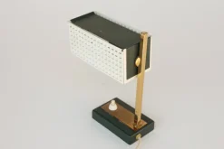 Sale Pamono Desk Lamp in Perforated Metal, 1950s