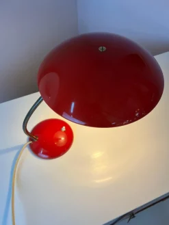 Hot Pamono Desk Lamp in Red by Christian Dell for Kaiser Idell