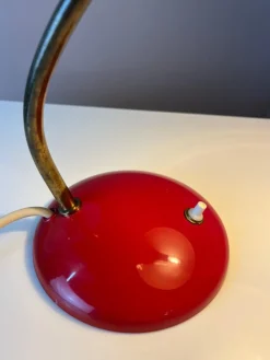 Hot Pamono Desk Lamp in Red by Christian Dell for Kaiser Idell