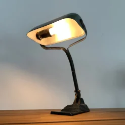 Pamono Desk Lamp with Staircase Base from Horax, 1930