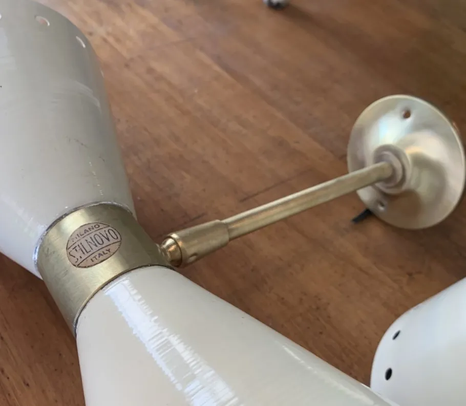 Hot Pamono Diablo Model Wall Light from Stilnovo, 1950s