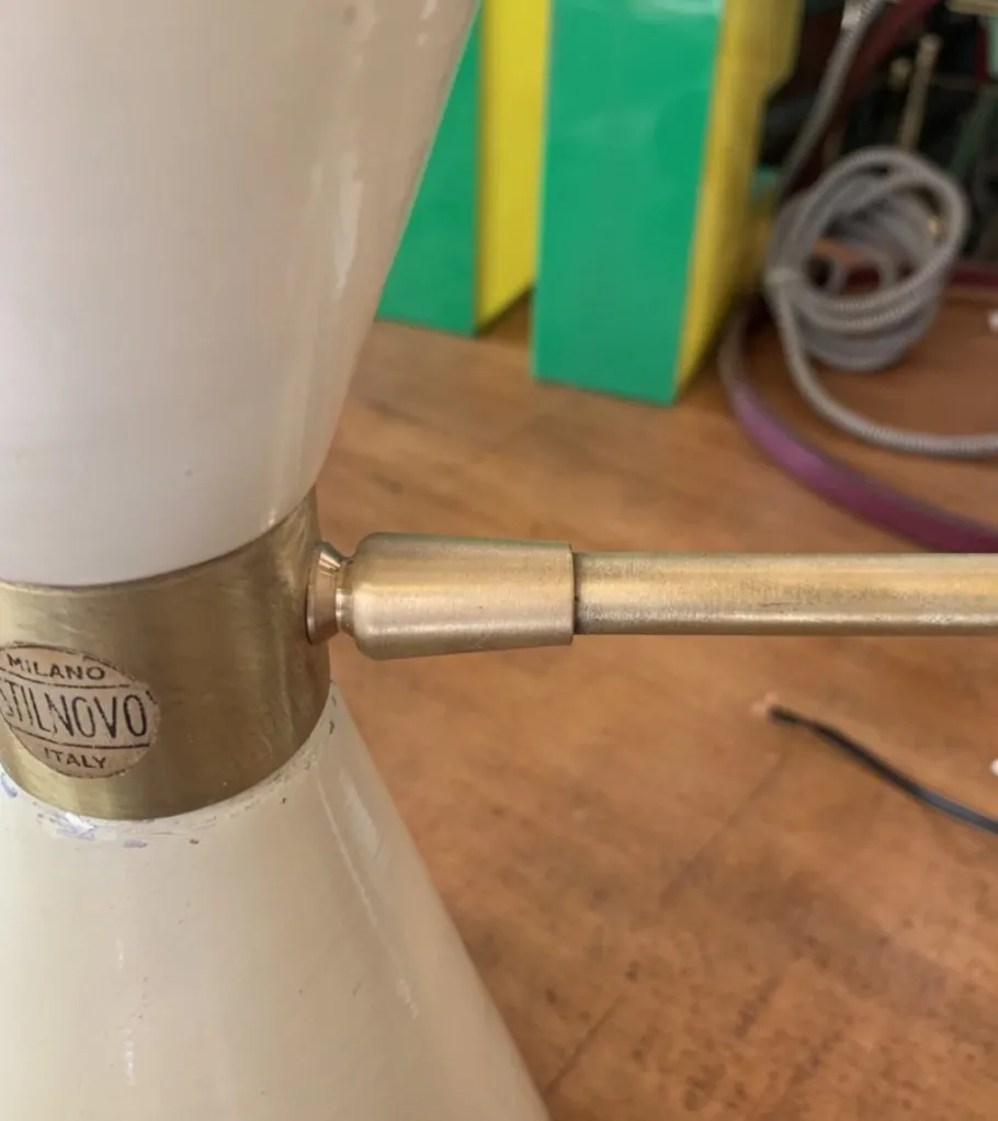 Hot Pamono Diablo Model Wall Light from Stilnovo, 1950s