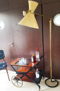 Sale Pamono Diabolo Floor Lamp from Stablet, 1950s