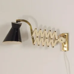 Sale Pamono Diabolo Wall Scissor Lamp by Karl Lang for Sis Licht, 1950s