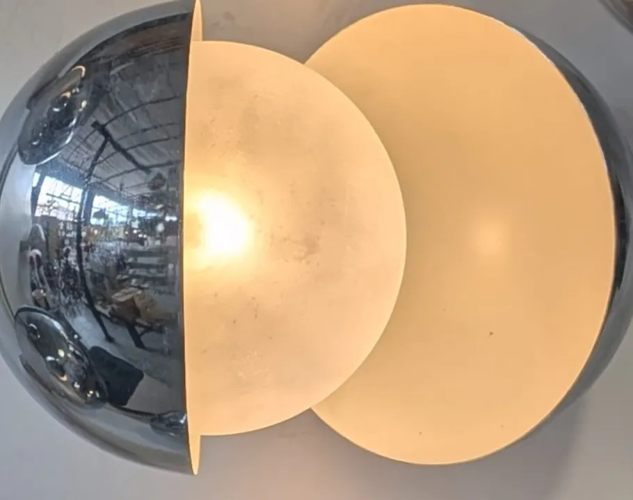 New Pamono Diaframma Sconce from Fontana Arte, 1960s