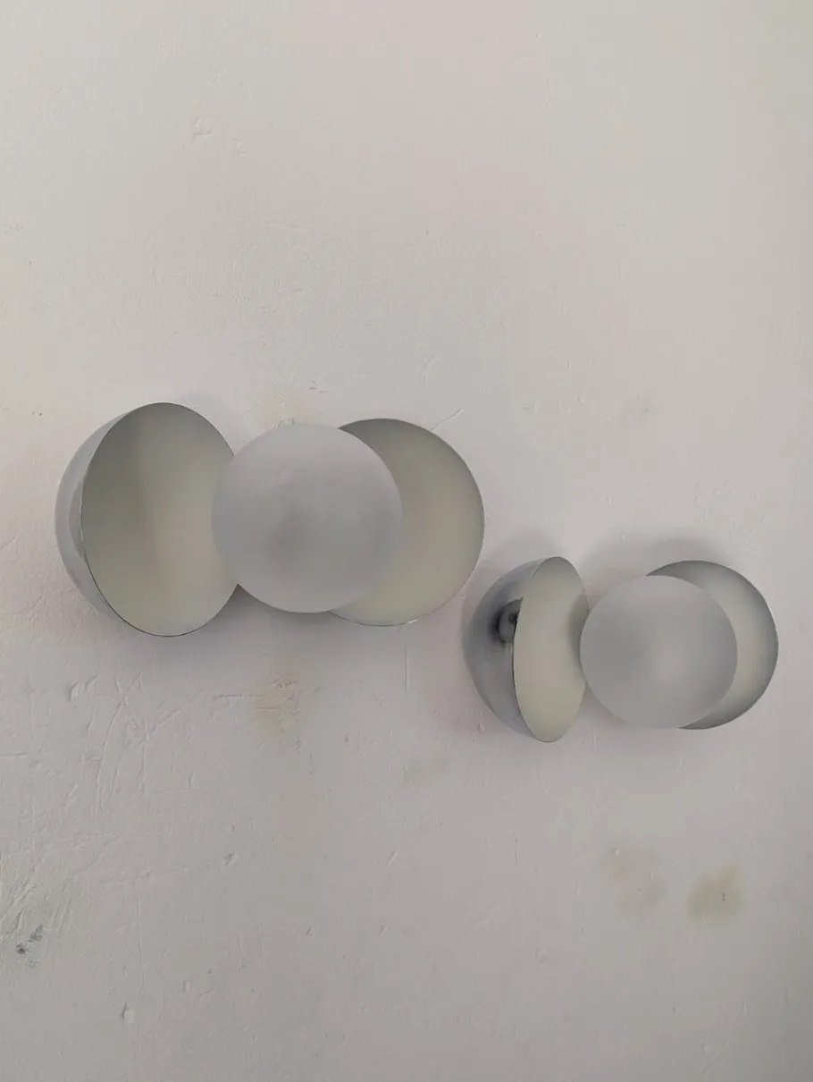 New Pamono Diaframma Sconce from Fontana Arte, 1960s