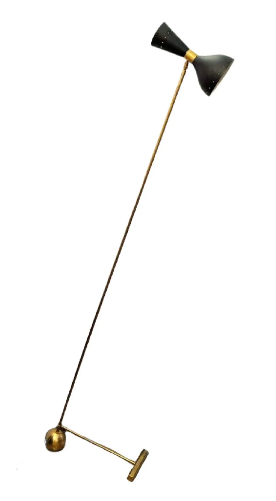 Pamono Diábolo Floor Lamp in the style of Stilnovo, 1960s