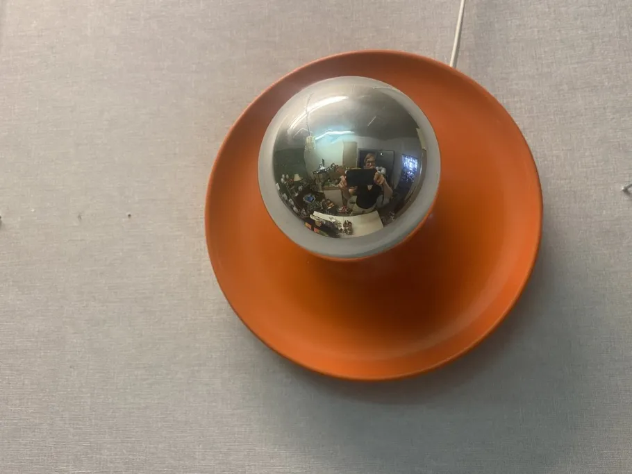 Hot Pamono Disc Wall Light from Honsel, 1970s