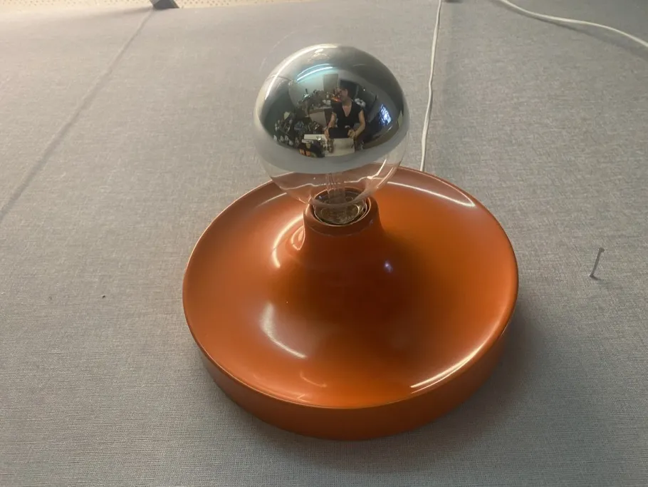 Hot Pamono Disc Wall Light from Honsel, 1970s