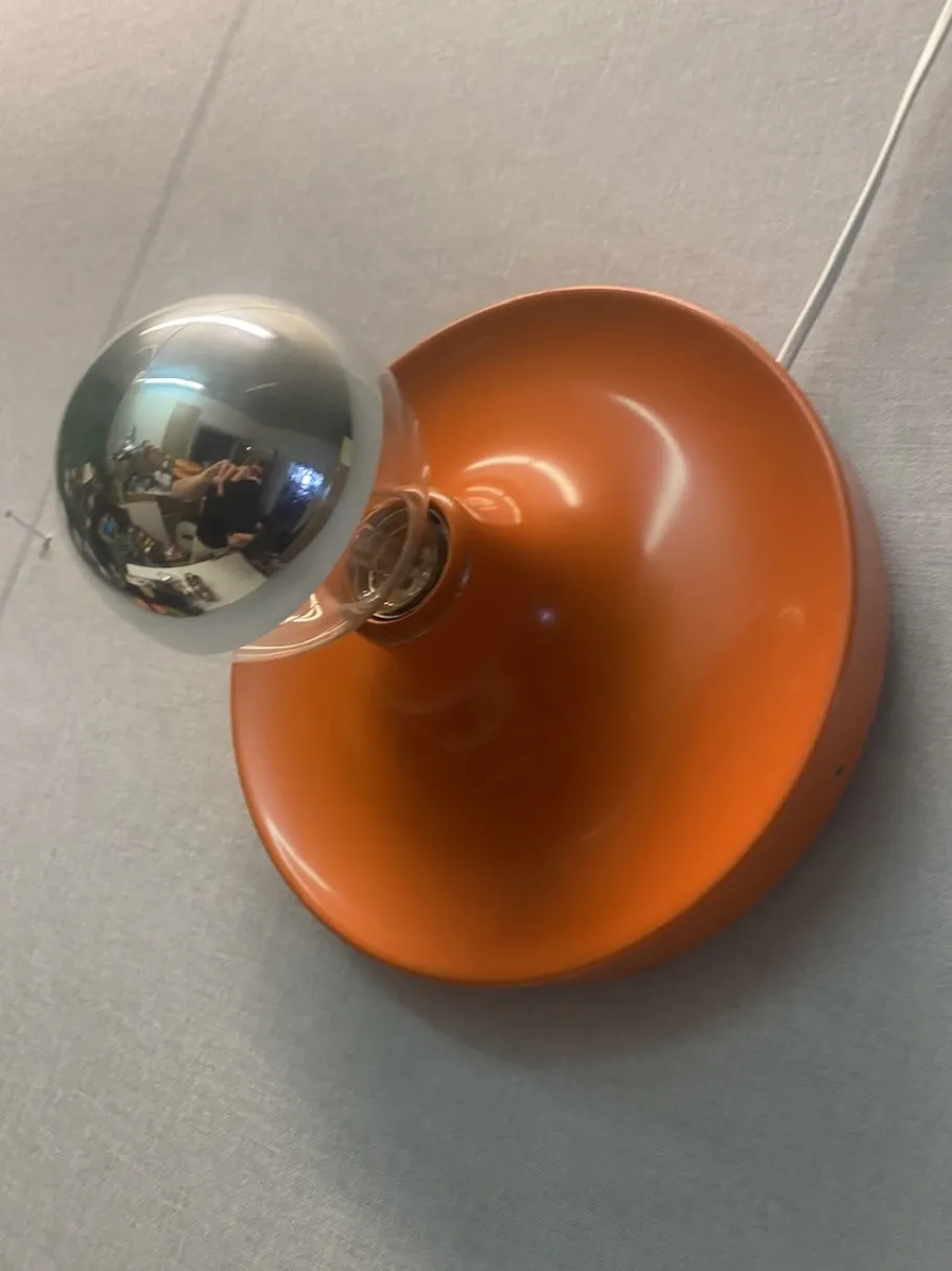 Hot Pamono Disc Wall Light from Honsel, 1970s