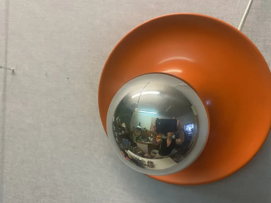 Hot Pamono Disc Wall Light from Honsel, 1970s